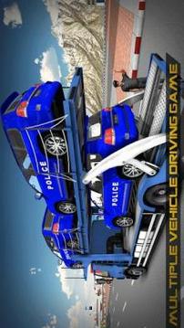 Cruiser Police Transport Game游戏截图4
