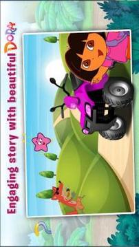 little Dora Atv road race游戏截图2