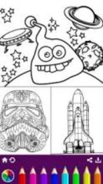 Super Robot Coloring Book - Sci Fi游戏截图1