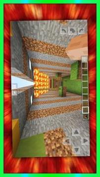 New Exciting Lava Run. Map for MCPE游戏截图1