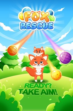 Bubble Shooter: Fox Rescue游戏截图1