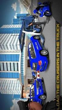 Cruiser Police Transport Game游戏截图3