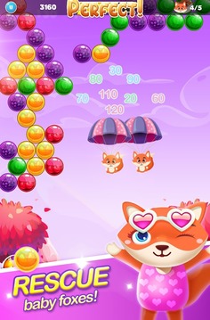 Bubble Shooter: Fox Rescue游戏截图3