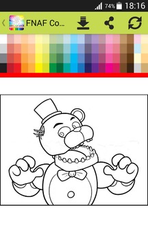 Coloring Book Five Nights游戏截图4