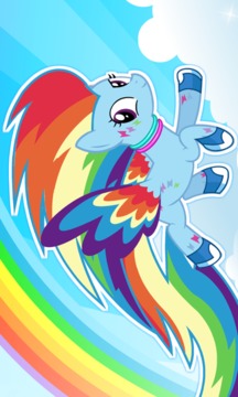 My Rainbow Dash Dress Up游戏截图1