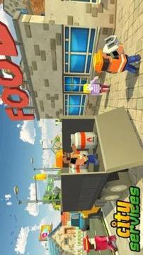 Blocky Vegas City Rescue Services游戏截图1