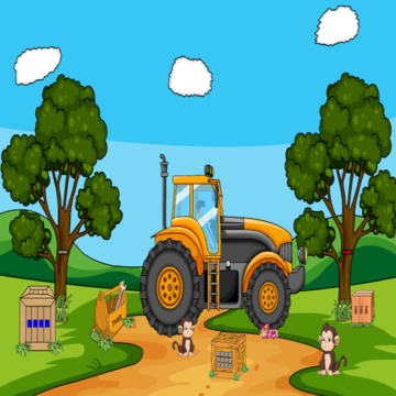 Giant Tractor Escape游戏截图1