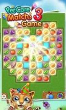 Pet Care Match 3 Game游戏截图4