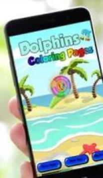 Dolphins Coloring Pages游戏截图2