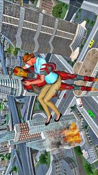 Flying Multi Superhero Robot Rescue City 2018游戏截图3