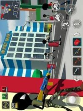 Bank Robbery Royale - Battle Simulator游戏截图4