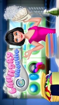 Laundry Washing and Ironing Kids Game游戏截图4