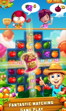 Fruit Paradise Mania - Merry Christmas游戏截图2