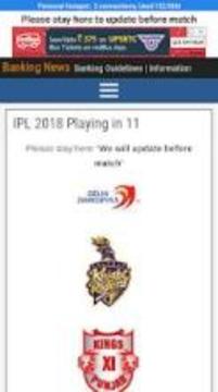 CSK Playing in 11 Players and Fixture/Matches游戏截图4