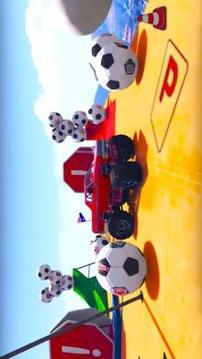Superheroes Monster Truck Parking: Mega Ramp Games游戏截图4