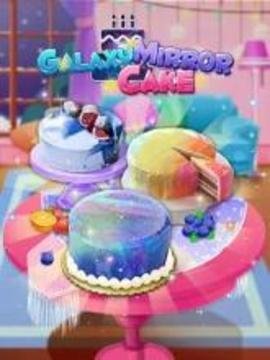 Galaxy Mirror Glaze Cake - Sweet Desserts Maker游戏截图1