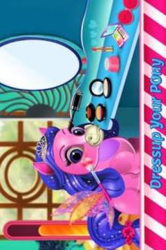 Pink Baby Pony MakeUp & Care Game游戏截图3