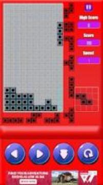 Retro Classic Tetriz Puzzle - Brick Games游戏截图2