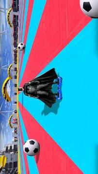 Superheroes Hoverboard Fast Highway Racing游戏截图1