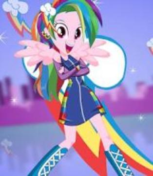 Rarity Dress up Rainbow Dash Fluttershy Games游戏截图2