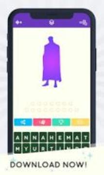 Name That Superhero Character - Trivia Quiz Game游戏截图1