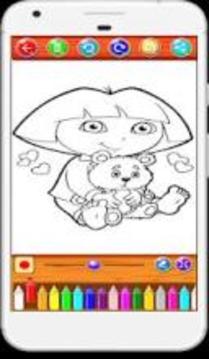 Dora:coloringbook Fans游戏截图3