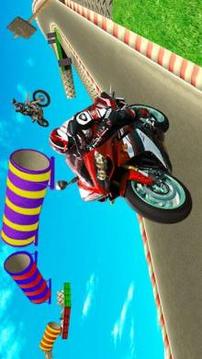 Motorcycle Games 2018: Extremo Stunt Master 3D Sim游戏截图4