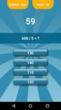 Brainy Math (hardest math quiz game).游戏截图3