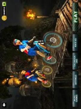 Downhill Superhero Kids Bicycle Rider: MTB Cycle游戏截图5