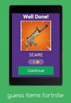 Quiz Fortnite * Guess The Items Fortnite游戏截图3