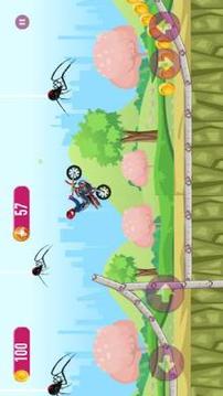 Spiderman Motorbike Cross游戏截图3