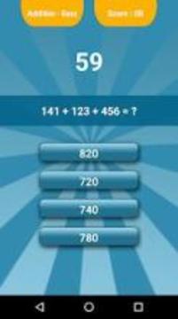 Brainy Math (hardest math quiz game).游戏截图2