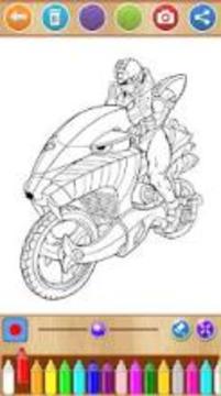 Power Rangers Coloring Book游戏截图4