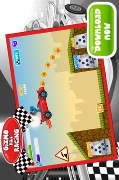 gizmo climb hill racing游戏截图1