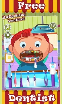 可爱的宝宝牙医游戏截图1