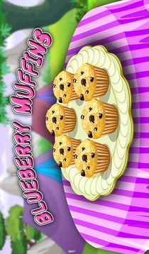 蓝莓松饼烹饪游戏截图1