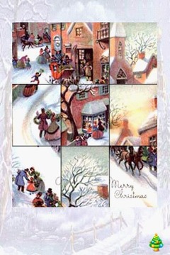 圣诞壁纸拼图 Christmas Wallpaper Puzzle游戏截图1