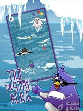 企鹅冲浪冒险游戏截图1