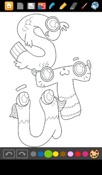 着色字母童装游戏截图5