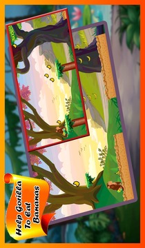 大猩猩运行 - 野生丛林游戏截图2