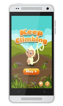 猴子保持跳躍 : Monkey Keep Climbing游戏截图1