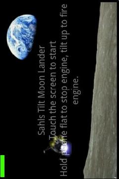 Touch and Tilt Moon Lander游戏截图1
