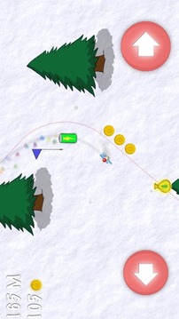 滑雪比赛游戏截图2