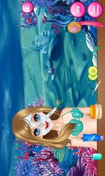 美人鱼温泉游戏的女孩游戏截图1