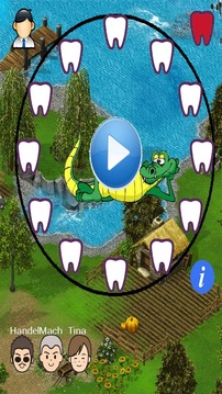 可愛鱷魚拔牙游戏截图1