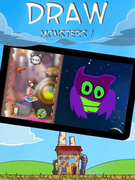 Chrono Monster - Draw & Battle游戏截图1