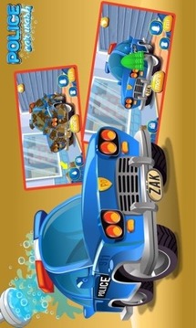 police car wash games for boys游戏截图1