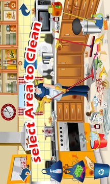 厨房清洁女孩游戏游戏截图3
