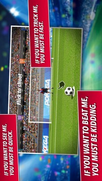 Quick Kick Brazil: 最佳点球 拍足球赛游戏截图2