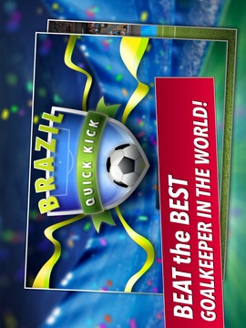 Quick Kick Brazil: 最佳点球 拍足球赛游戏截图5